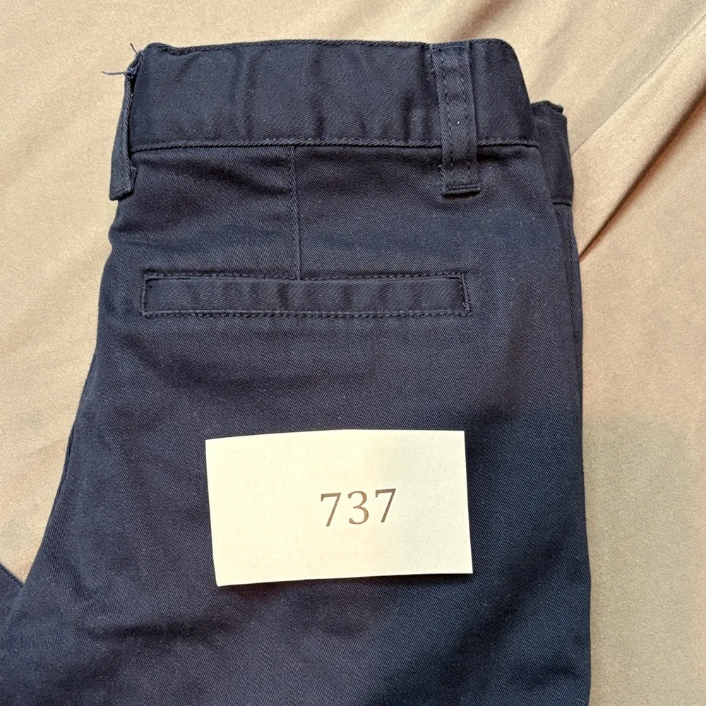 Cat & Jack‎ Kids' Straight Fit Uniform Chino Pants | Navy Blue Size 10